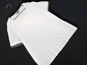 ZARA ザラ 半袖 Tシャツ カットソー sizeL/白 ■◆ ☆ ehd0 レディース