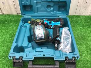 送料無料！【中古動作品】マキタmakita♪50mm高圧エア釘打ち機 AN512HM青　ケース付♪アクトツール富山店♪C