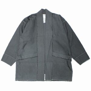 quitan キタン 23SS Haori CARDIGAN シルクウール 羽織り カーディガン 2 グレー