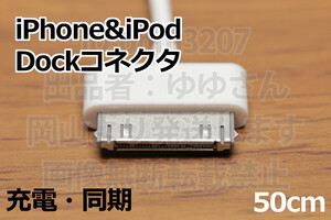 ♪ドックケーブル♪送料85円～ アイフォン用USB充電・転送 新品未開封 Dockコネクタ アイポッド用USB ドッグ ケーブル ドックコネクタ