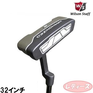 ★レディース Wilson ウィルソン ハーモナイズドパター M1 32インチ カバー付/ピンタイプ ★