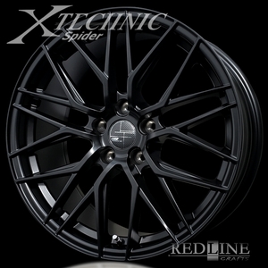 ■ X-TECHNIC Spider ■ 18x8.0J OFF+50　5H/PCD100 精悍な見た目のスパイダーメッシュホイール4本セット