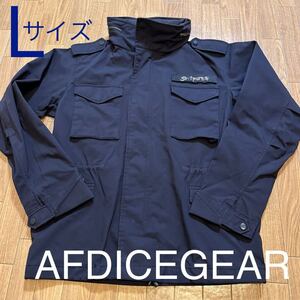 ♪♪④AFDICEGEAR☆エーエフディーアイスギア☆ブラック ジャケット☆Lサイズ