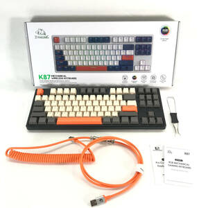 ＊中古品＊ ZIYOULANG キーボード メカニカルキーボー K87