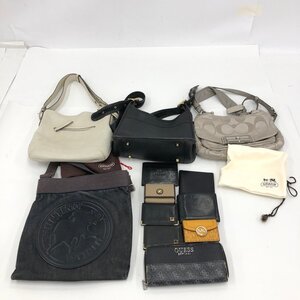 バッグ COACH/HUNTING WORLD 等・財布 GUESS/MICHAEL KORS/dunhill 他 計12点 おまとめ【DAAR6022】