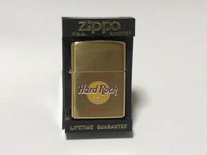 未使用 ZIPPO ジッポー ハードロックカフェ ホノルル　HARD ROCK CAFE HONOLULU HAWAII 1997年製 ケース付き アメリカ 喫煙具 MADE IN USA