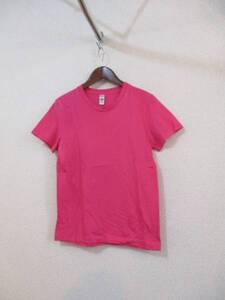 AmericanApparelアメリカンアパレルピンクTシャツ（USED）21517