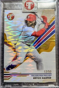 12/50 2024 Topps Pristine Baseball Bryce Harper Philadelphia Phillies ブライス・ハーパー フィリーズ メジャーリーグ