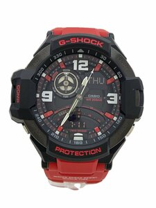 CASIO◆クォーツ腕時計・G-SHOCK/デジアナ/RED