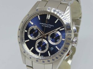 【美品】HAMILTON ハミルトン ジャズマスター パフォーマー クロノグラフ H36616640 H366160 自動巻き メンズ腕時計