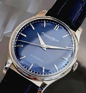  IWC SCHAFFHAUSEN オールドインター Dark Blue 文字盤■自動巻き メンズ時計(新品仕上げ&OH済み)