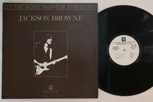 LP Jackson Browne Let The Music Keep Our Spirits PS175 ASYLUM Japan Vinyl プロモ /00260