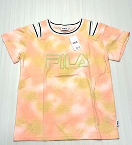 (送料無料)新品未使用品 FILA フィラ 女児用 半袖Tシャツ☆サイズ160 胸囲76〜84㎝ ☆素材 ポリエステル65%、綿35%