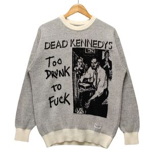 WACKO MARIA ワコマリア DEAD KENNEDYS デッドケネディーズ モヘア ニット セーター ホワイト サイズM 正規品 / 36187