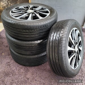 BADX (バドックス) D.O.S. TURBINE-II 17インチ7J+53 5H PCD114.3 タイヤ付き4本ブリヂストン レグノGR-X2　215/55R17 オデッセイヴェゼル