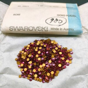 ☆ほぼ未使用 SWAROVSKI スワロフスキー ヴィンテージ ルース 2090/4 4mm 10gross Rose ローズ 裸石 デコ R-266