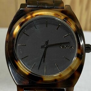 ＮＩＸＯＮ レディース アナログ ブラウン キズあり 中古 ニクソン ＴＩＭＥ ＴＥＬＬＥＲ ＡＣＥＴＥＴＥ １０ＢＡＲ 時計/247