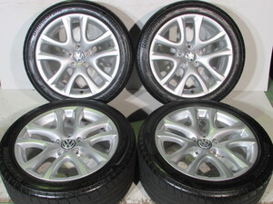 ☆VW■フォルクスワーゲン純正■シロッコ.パサート.シャラン.ゴルフ■235/45R17■112-5H/17-8J/+41■RONAL製■ブリヂストン■POTENZA S007A