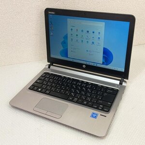 訳アリ品 Windows11 第6世代CPU搭載 バッテリー消耗 ★ HP ProBook 430 G3 Core i5-6200U メモリ8GB HDD500GB 13.3HD液晶 AC無し #3846-K