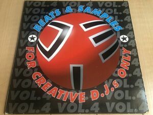 ▽Various/Beats & Samples Vol. 4【1993/ITA盤/LP】