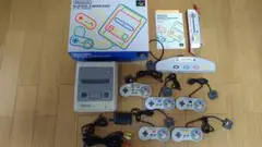 スーパーファミコン本体+マルチタップ５人プレイセット 中古