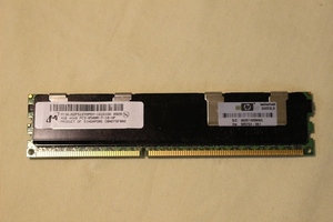 Micron 4GBメモリ 4Rx8 PC3-8500R-07-10-HP 代引き可