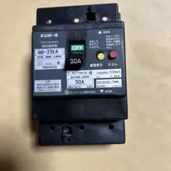 テンパール漏電遮断器　GB-33EA 30A