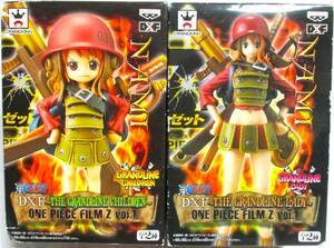 2種、未開封！ リペイントなどにも！ DXF THE GRANDLIN CHILDREN チルドレン THE GRANDLINE LADY FILM Z vol.1 NAMI ナミ フィギュア