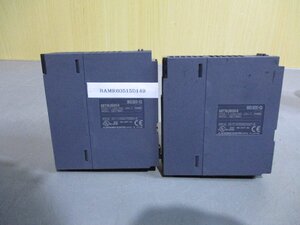 中古 MITSUBISHI POSITIONING UNIT MELSEC-Q QD75M1 位置決めユニット 2個 (BAMR60515D149)