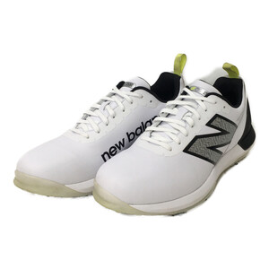 coco 中古 ニューバランスゴルフ New Balance golf ゴルフシューズ 27.5cm ホワイト 白 フレッシュホーム 2E 087092