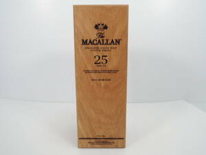 △※空びん※MACALLAN マッカラン 25YEARS OLD 2018年 空ボトル 箱あり 中身なし スコッチ ウイスキー/管理0799A31-01260001