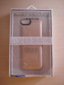 [送料無料 即決] CARTE BLANCHE by BOOSTCASE POWER SLEEVE iPhone 5/5s USED