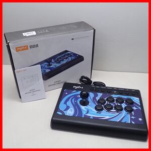 動作品 PS4/PS3/XBOX Series X/S/ONE/PC 等 PXN 008 アーケード ファイトスティック ARCADE FIGHTSTICK 箱説付【20