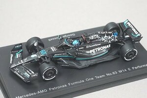 Spark スパーク 1/64 Mercedes メルセデス AMG ペトロナス F1 チーム W14 Eパフォーマンス 2023 #63 Y280