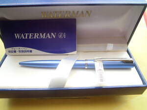 ⑤　WATERMAN ウォーターマン 薄い藍色CT BP ボールペン