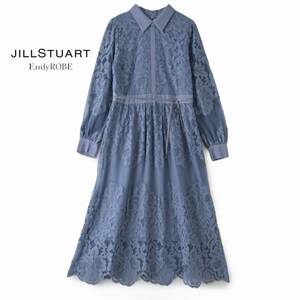 美品★ジルスチュアート・エンディローブ★2size/9号★レースワンピースJ127