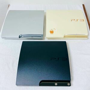 1円 プレステ3 本体 まとめ売り 3台 動作品 SONY PlayStation3 プレイステーション3 PS3 2000A 2500A 3000A 二ノ国 サテンシルバー SS レア