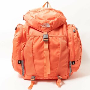 【1円スタート】THE NORTH FACE ザ・ノース・フェイス NMJ71400 SUNNY CAMPER 40 キッズ リュック バックパック ナイロン コーラル 林間