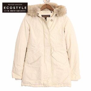 WOOLRICH ウールリッチ WWCPS1446 1602175 アークティックパーカ アイボリー XS ジャケット コットン レディース 中古