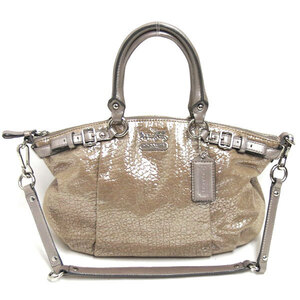 COACH Madison Embossed Metallic Leather Sophia 2WAY バッグ 18931 コーチ マディソン エンボスド メタリック レザー ソフィア