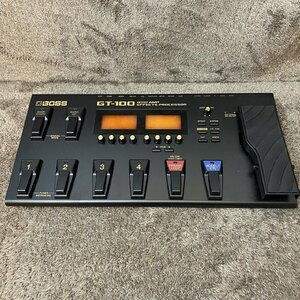 〇【中古】BOSS GT-100 Guitar Effects Processor マルチエフェクター 同梱不可 1円スタート