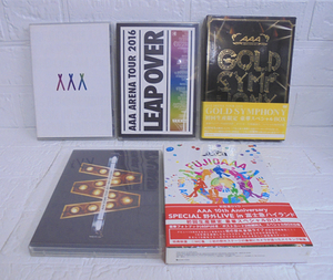 DVD AAA 5枚セット GOLD SYMPHONY/野外LIVE in 富士急ハイランド/FANTASTIC OVER/LEAP OVER/WAY OF GLORY トリプルエー 札幌市 白石店