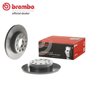 brembo ブレンボ ブレーキローター リア用 フォルクスワーゲン ゴルフトゥーラン 1TAXW 1TBLX H16～H19.2 GLI 2.0L