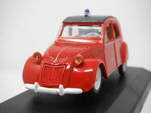 ■ VITTESSEビテス 1/43 CITROEN 2CV 1957 POMPIERS DE PARIS シトロエン パリ消防旅団 ミニカー