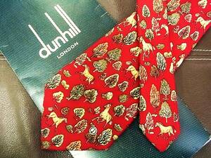 【在庫処分セール】5-5542ｚ■【ｄunhill】ダンヒル【馬・木】ネクタイ