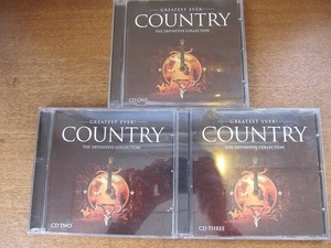 1803TN●CD「Greatest Ever Country」カントリー/2010/UK盤/3枚組オムニバス●ロイ・オービソン/ケニー・ロジャース 他