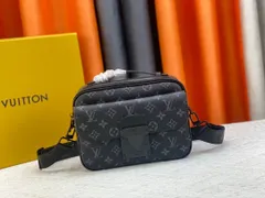 【Louis Vuitton】ルイ・ヴィトン Sロック ショルダーバッグ  メッセンジャー  2WAY トリヨンレザー ブラック モノグラム メンズ