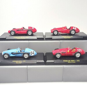 1/43 IXO 1950年代 フェラーリ F1 F2 セット 625 555 500 F2 昭和の名車 フォーミュラ イタリア車 1955 1952 1954 ferrari 1円〜 061407