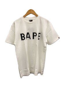 A BATHING APE◆Tシャツ/L/コットン/WHT