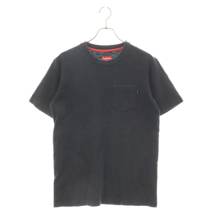 SUPREME シュプリーム Pocket Tee フロントポケット半袖Tシャツ カットソー ブラック